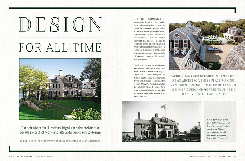 Cape Cod Home Reviews Timeless - Patrick Ahearn Architect