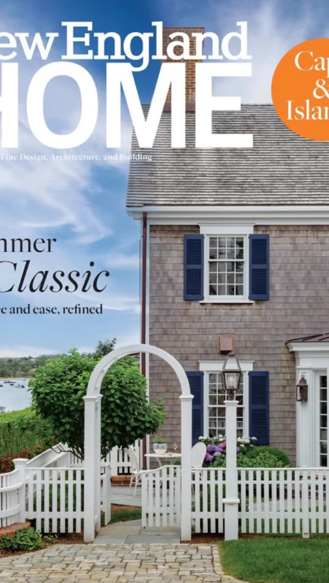 Thank you to New England Home for featuring our newly renovated Edgartown Harborfront residence on the cover of this year‘s Cape & Islands issue.

Architecture: @patrickahearnarchitect 
Publication: @nehomemagazine 
Interior Design: @lesliefineinteriors 
Builder: @colonial_reproductions 
Landscape Design: @donaromasmv 
Photo Credit: @michaeljleephotography
Stylist: @juliaheffhome